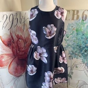 EUC•Forever 21 Plus Size Fit & Flare Floral Dress